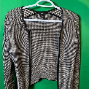 H&M formal zip up sweater